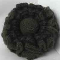 Crocheted Flower Pillow