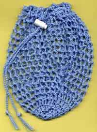 Crochet Baby Sock Laundry Bag 