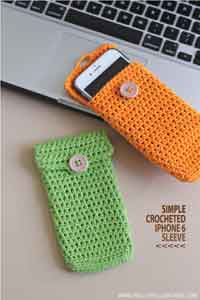 Simple iPhone Sleeve Crochet Pattern