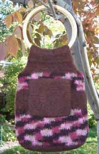 Felted Crochet Bag
