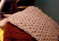 Ginas Crochet Basketweave Scarf