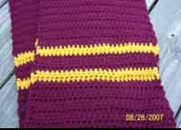 Harry Potter Crochet Scarf