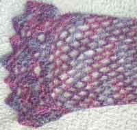 Openwork Crochet Scarf
