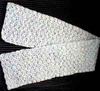 2 Crocheted Scarves