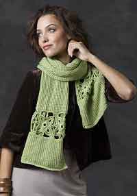 Stone Creek Scarf Free Crochet Knit Combo Pattern
