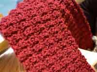 Cheery Crochet Checks Scarf