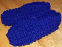 Seed Stitch Slippers