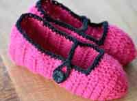 Square Toed Mary Jane Slipper