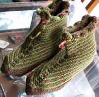 Striped Bed Shoes