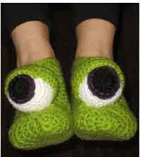 Monster Eyes Slippers