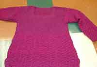 My Fuschia Sweater