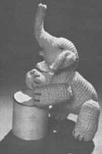 Stuffed, Jointed Elephant