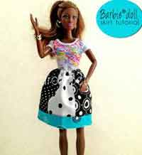Easy Barbie Skirt Tutorial