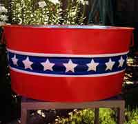 Star Spangled Party Tub