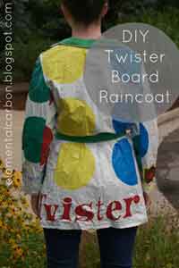 DIY Twister Board Raincoat