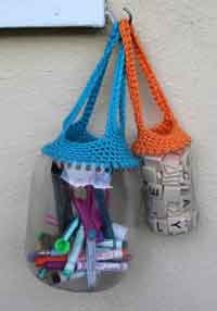 Recycled Crochet Totes Tutorial