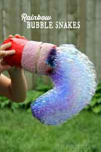 Rainbow Bubble Snakes