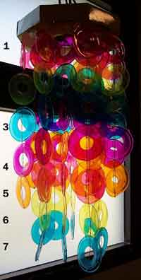 Recycled Cups Rainbow Suncatcher