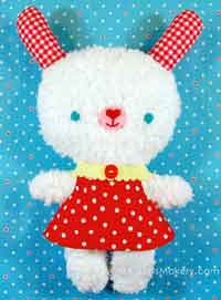 Fluffy Stuffy Bunny Sewing Pattern