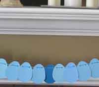Paint Chip Egg Bunting