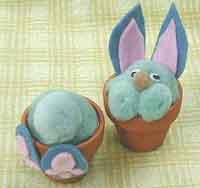 Mini Bunny in a Pot