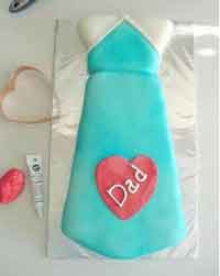 Fathers Day Tie Cake Tutorial