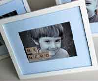 Scrabble Tiles Father’s Day Photo Frame Tutorial