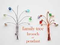 Family Tree Brooch or Pendant Tutorial