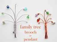Family Tree Brooch