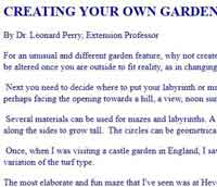Grow a Garden Maze