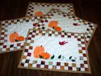 Quilted Fall Placemats Pattern