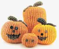 Loom-Knit Pumpkins