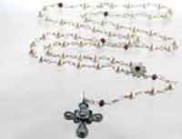 Beaded Pearl Rosary