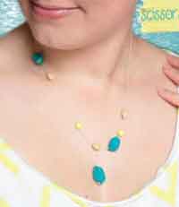 Faceted Clay Necklace Tutorial