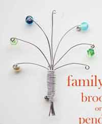 Family Tree Pendant Tutorial