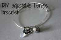 DIY Adjustable Bangle Bracelet