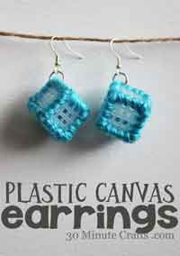 Plastic Canvas Earrings
