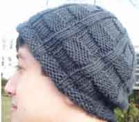 Mens Basketweave Hat