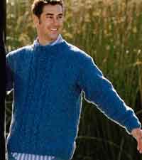 Tweed Mens Pullover