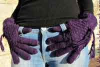 Purple Delight Gloves 