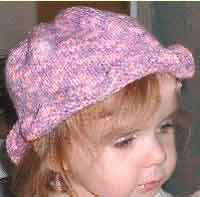 Childs Frilly Hat 