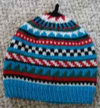 Childs Patterned Hat 