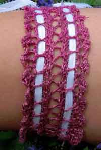 Knitted Lace Wedding Garter Pattern