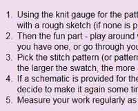 Converting  atterns Between Knit & Crochet