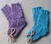 Mini Basketweave Toddler Socks