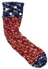 Patriotic Spirals Socks