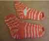 Raspberry Ripple Bed Socks