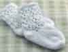 Ribbed Lace Baby Socks