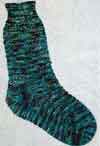 Roman Rib Stitch Toe-Up Socks