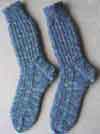 Basketweave Ribbing Socks
